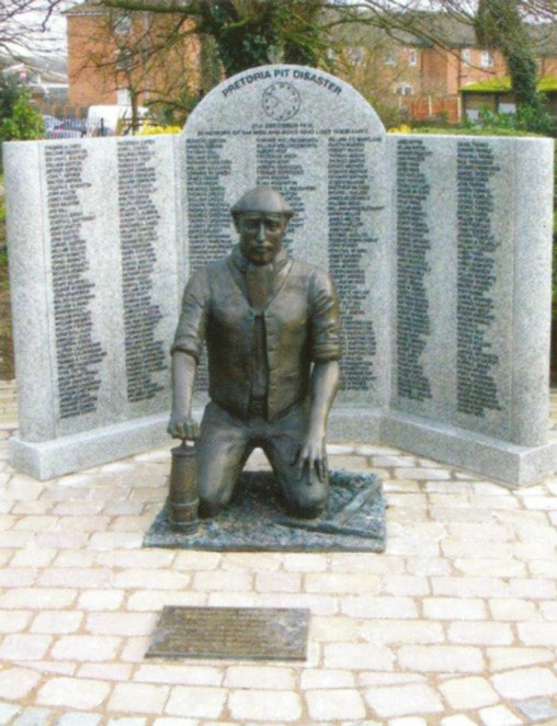 A photo of Miner's Statue