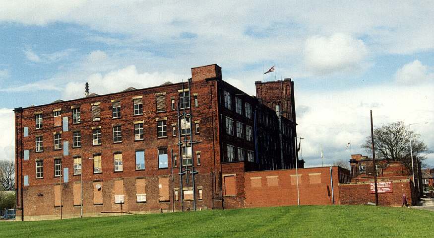 A photo of Victoria Mill (aka Ames Mill)