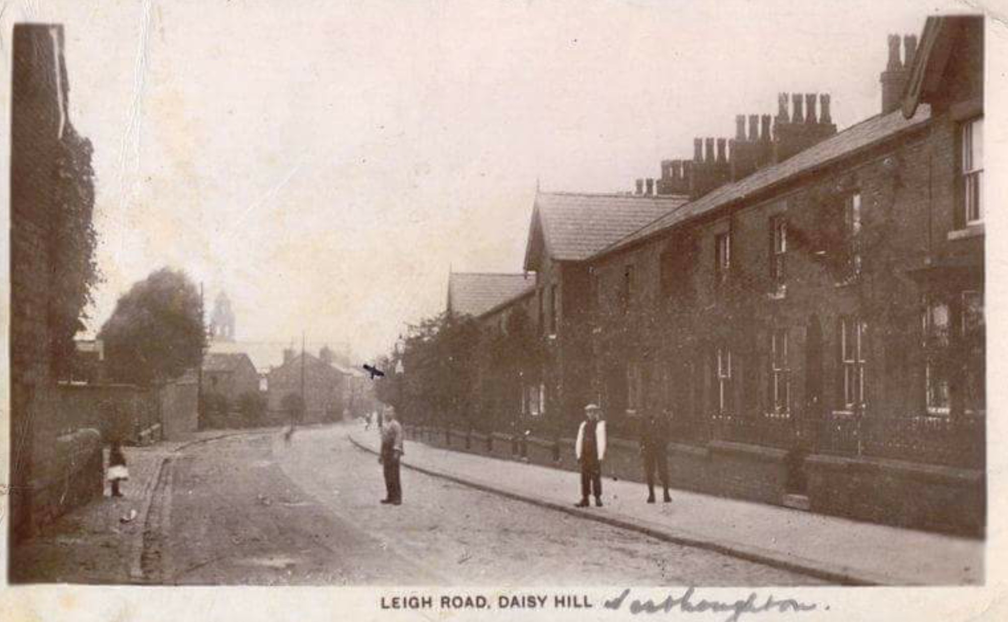 A photo of Leigh Road